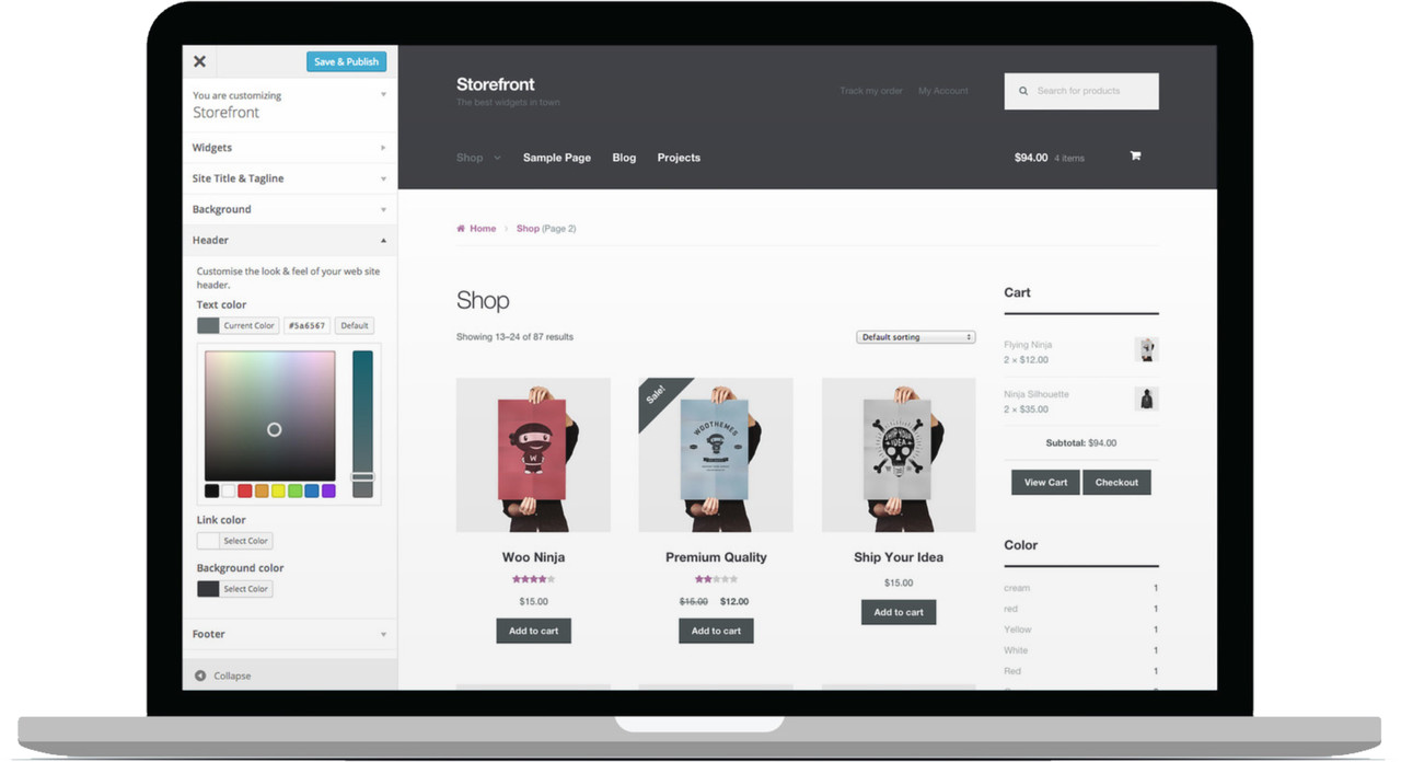 Diseño de tienda online profesional con WooCommerce