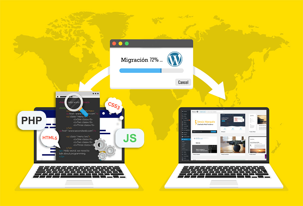 Migración de WordPress a nuevo hosting